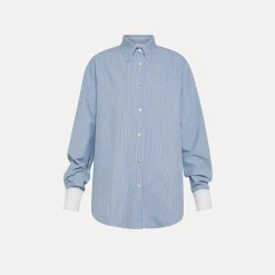 Femme Forte_Forte Chemises-- Chemise rayé - Bleu