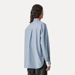 Femme Forte_Forte Chemises-- Chemise rayé - Bleu