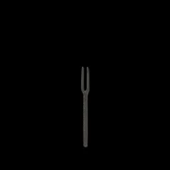259 SERAX Couverts|Fourchettes-Fourche en métal martelé - Anthracite - La Nouvelle Table