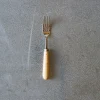 649 PALLARES SOLSONA Fourchettes-Fourchette avec manche en buis - Naturel