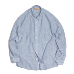 Homme FRIZMWORKS Chemises-- Chemise OG Stripe Seersucker - Bleu