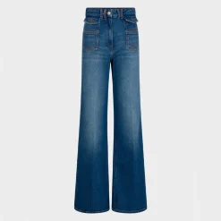 Femme GERARD DAREL Jeans-- Jean flare Anna - Denim Brut
