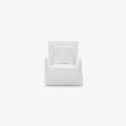 202 GERVASONI Canapés Gervasoni-Gervasoni - Fauteuil Ghost n°05 - Lin Blanc