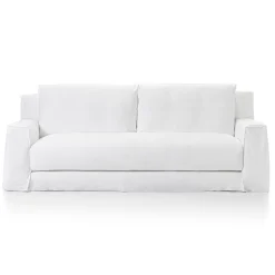 202 GERVASONI Fauteuils-Gervasoni - Housse de canapé Loll n°12 - Lin Blanc