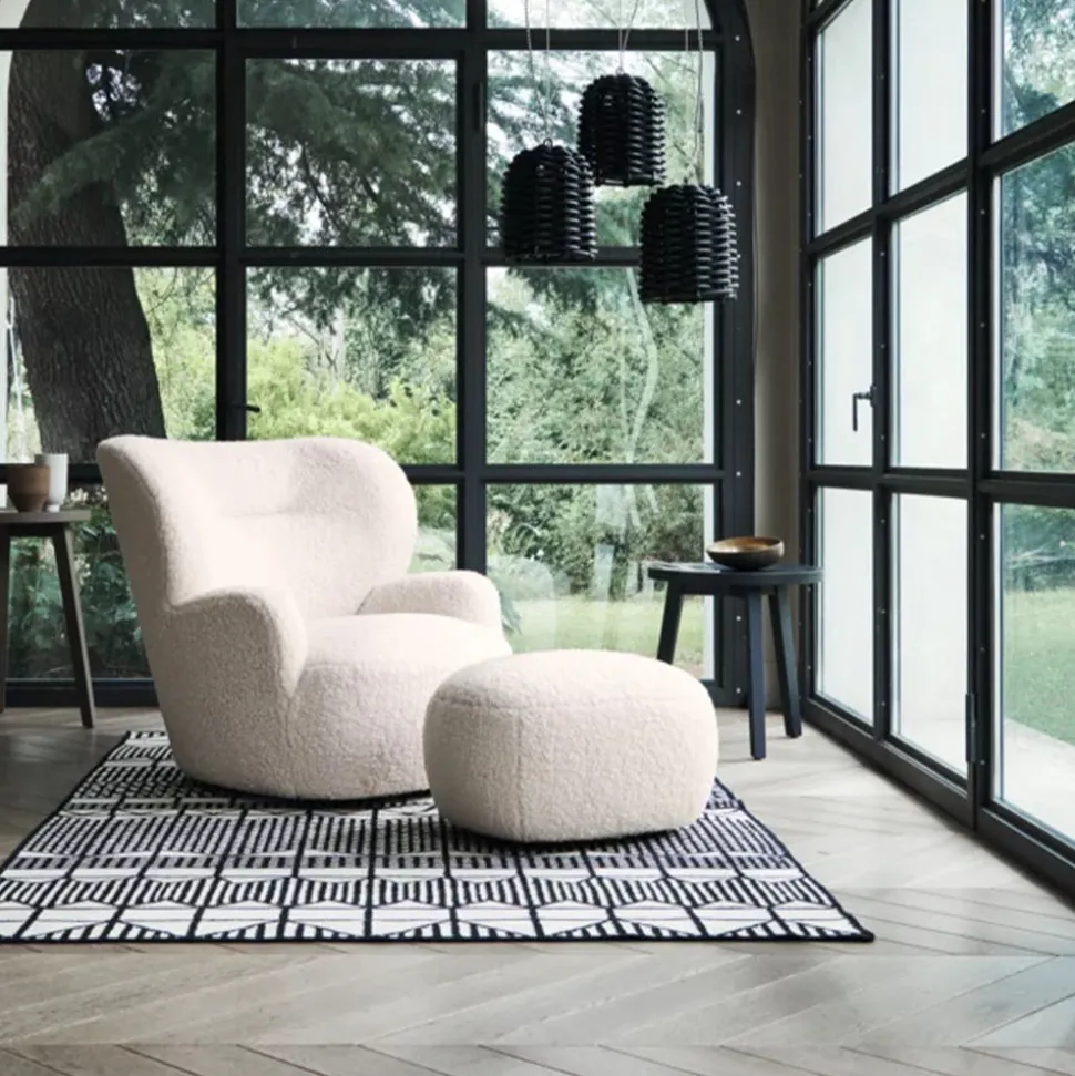 202 GERVASONI Fauteuils-Gervasoni - Pouf Loll 08 - Blanc