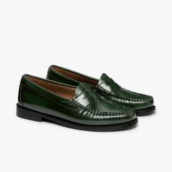 Femme GH Bass Mocassins-- Mocassins Weejuns Penny - Vert