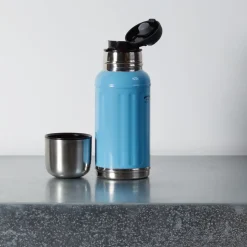 738 POKETLE Gourdes-Gourde Thermos 350ml - Bleu - Poketle