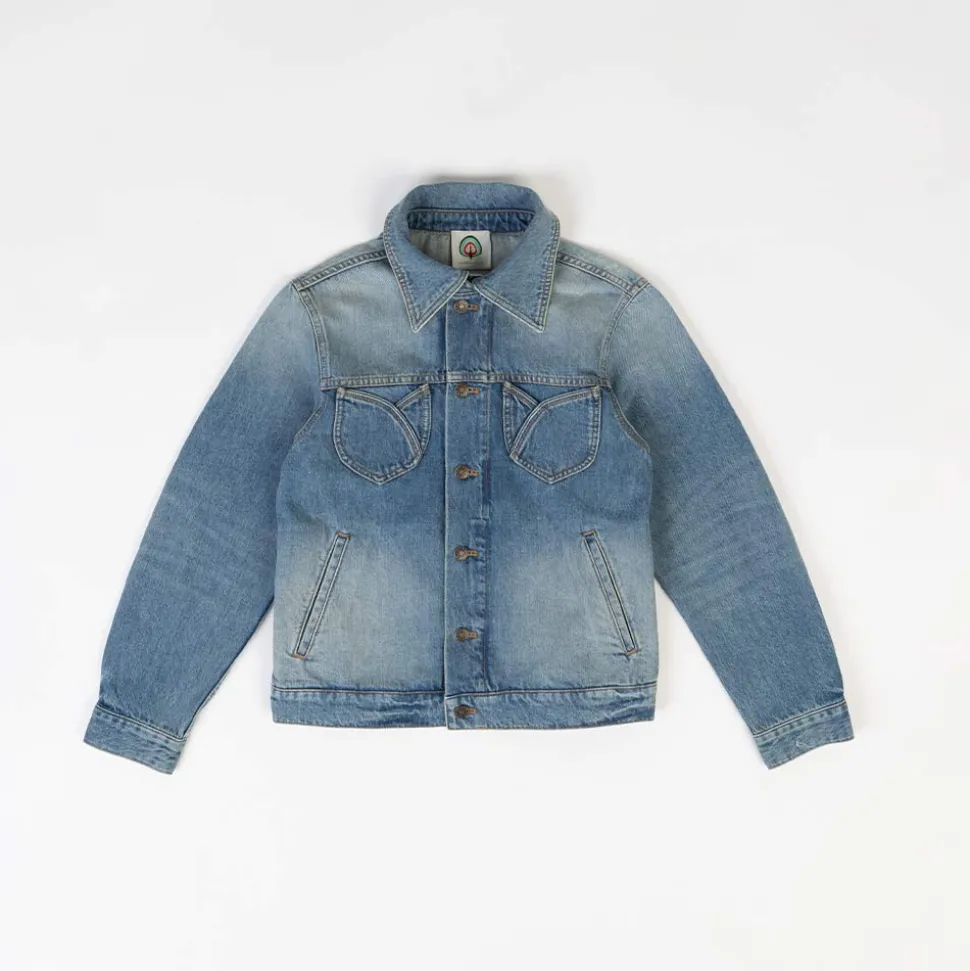 Femme HAPPY HAUS Vestes-- Veste Fleur - Bleu