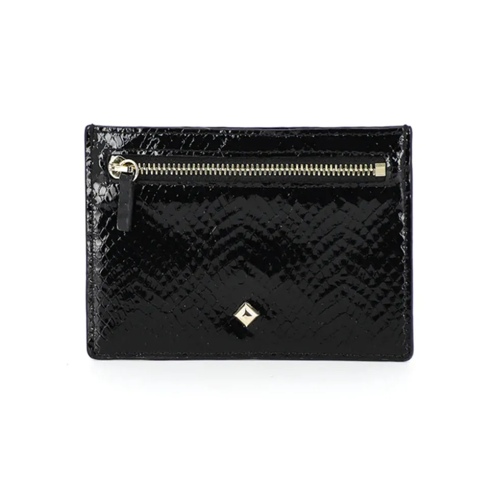 Femme HERBERT FRERE SOEUR Porte Monnaie|Porte Monnaie-Herbert Frère Soeur - Porte cartes Le Belem - Vernis Noir