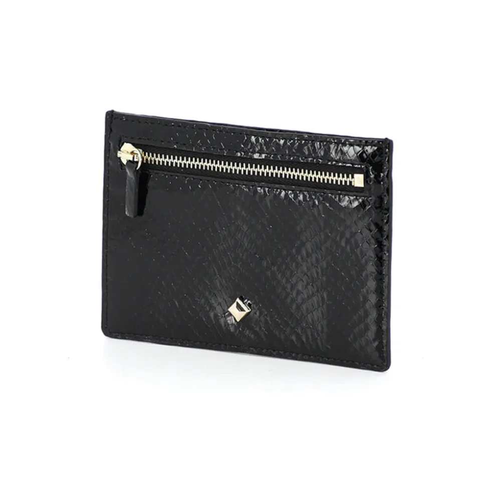 Femme HERBERT FRERE SOEUR Porte Monnaie|Porte Monnaie-Herbert Frère Soeur - Porte cartes Le Belem - Vernis Noir
