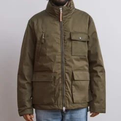 Homme Holubar Manteaux-- Light Hunter - Olive