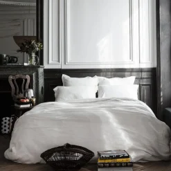 2100 GAZEX Housses De Couette-Housse de couette en gaze de coton - Blanc de Meudon