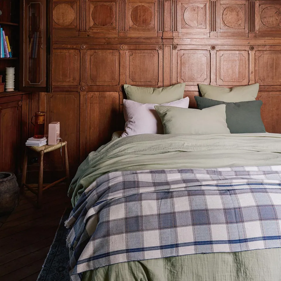 2100 GAZEX Housses De Couette-Housse de couette en gaze de coton - Vert 77 Rue de Varenne