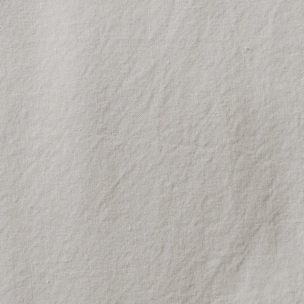 1700 COTEX Housses De Couette-Housse de couette en percale de coton - Gris Pavot