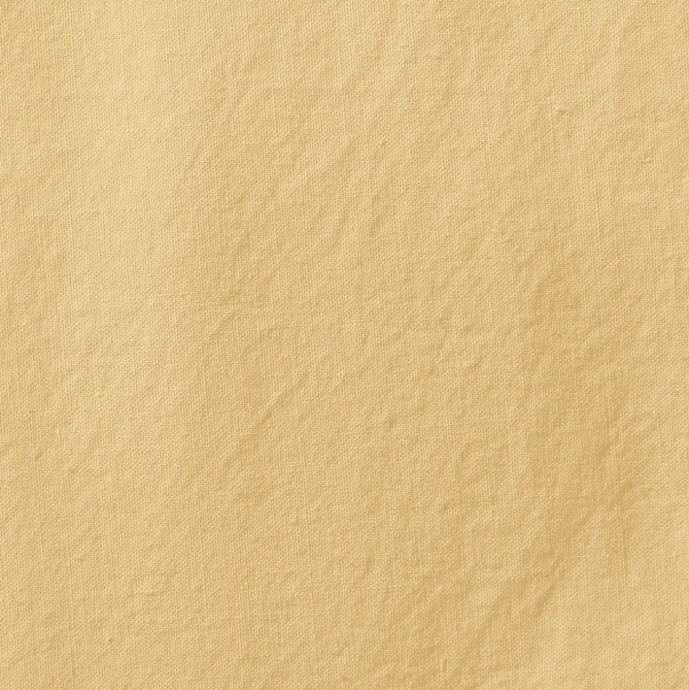 1700 COTEX Housses De Couette-Housse de couette en percale de coton - Jaune Orge