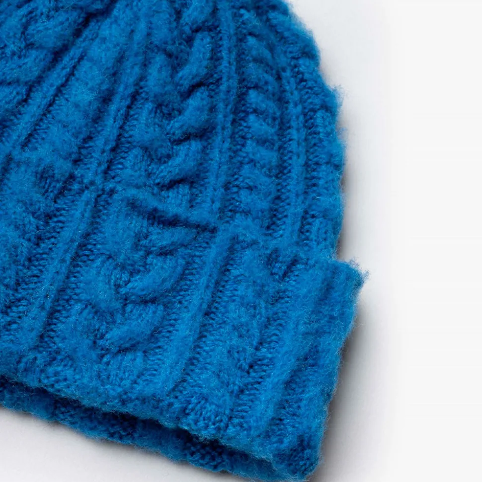 Femme HOWLIN Bonnets-' - Bonnet Cable Festival - Bleu