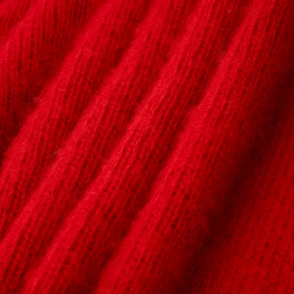 Femme HOWLIN Mailles-' - Pull Forever Never More - Rouge