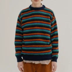 Homme HOWLIN Mailles-' - Pull Slow Burner - Marine