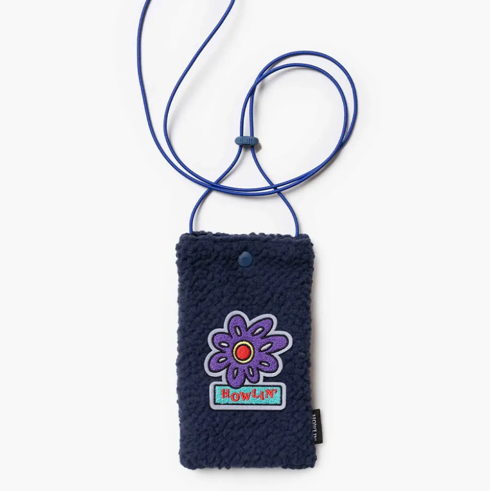 Homme HOWLIN Sacs-' - Sac Flower Shearling - Marine