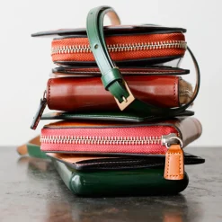 Femme Il Bussetto Porte Monnaie|Porte Monnaie-x Merci - Portefeuille Bi-Fold Zip - Bordeaux