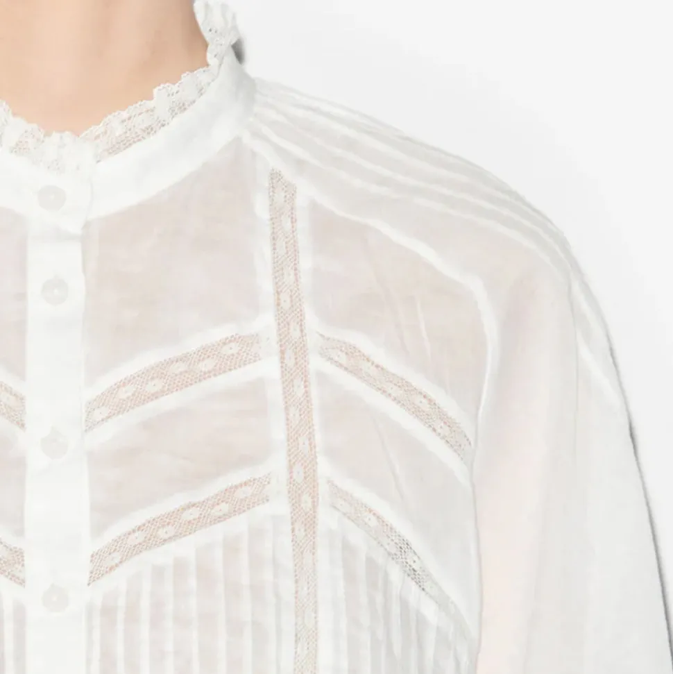 Femme Isabel Marant Chemises-- Chemise Gramy - Blanc