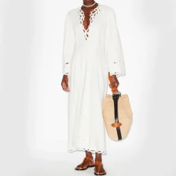 Femme Isabel Marant Robes-- Robe Tianny - Blanc