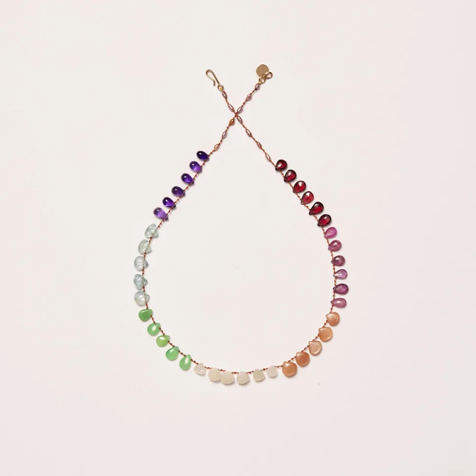 Femme Ivarene Colliers-- Collier Rainbow - Multi