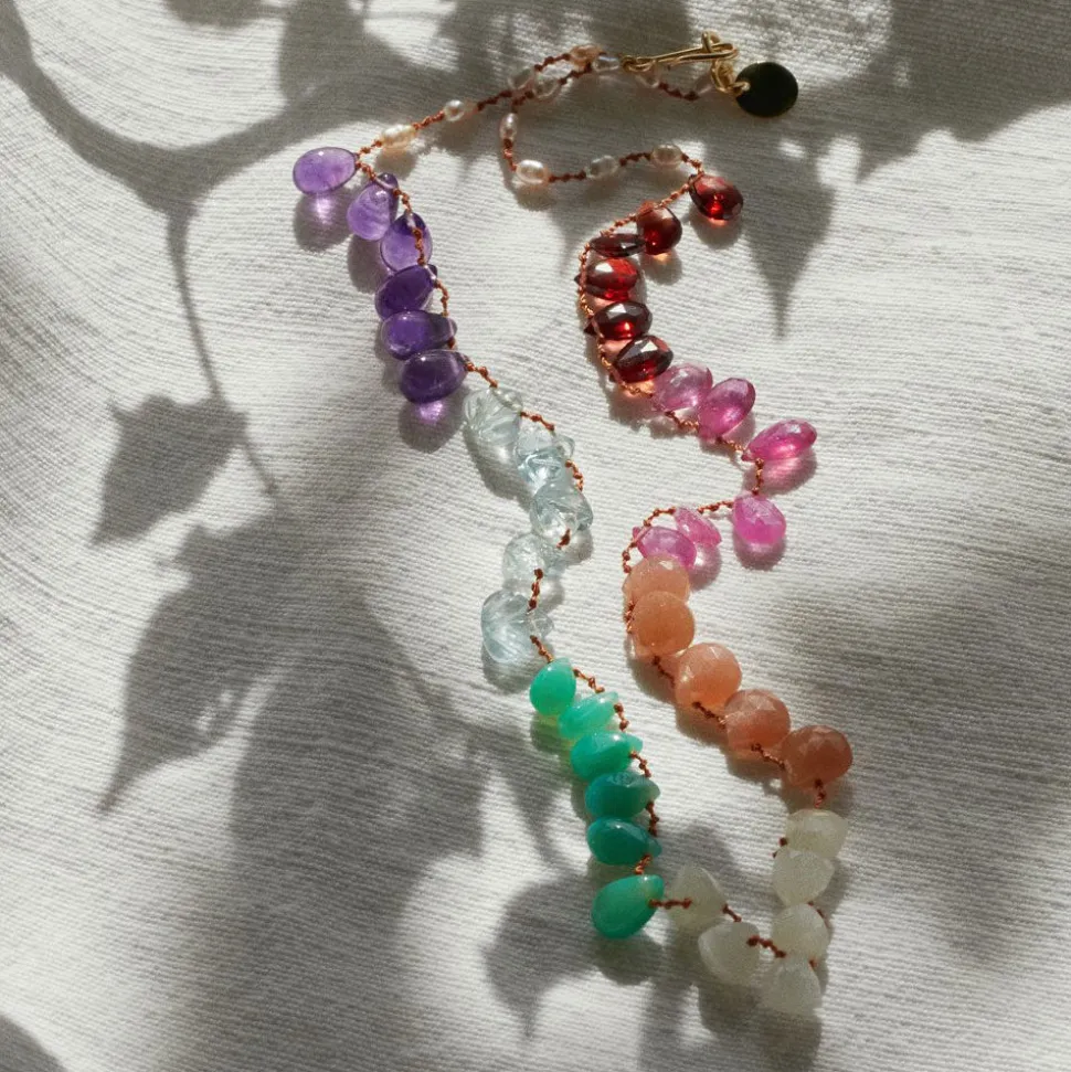 Femme Ivarene Colliers-- Collier Rainbow - Multi