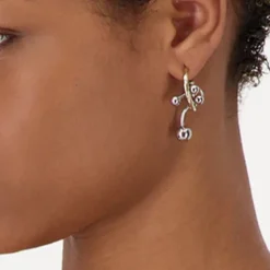 Femme Justine Clenquet Boucles D'oreilles-- Boucles d'oreilles Debbi - Doré