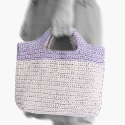 Femme KARAKORAM Sacs À Main-- Petit sac en crochet - Lila