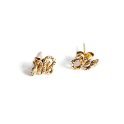 Femme LA2L Boucles D'oreilles-- Puces Sacha - Serpent
