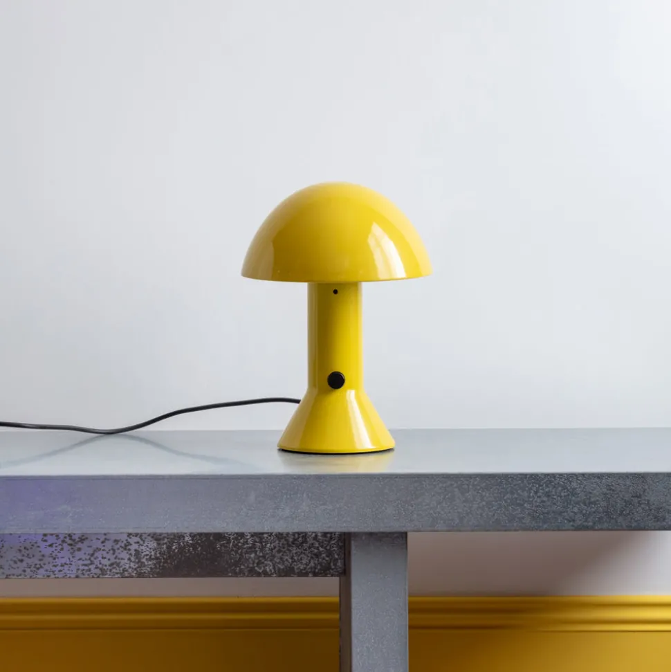1437 MARTINELLI LUCE Lampes-Lampe de table Elmetto - Jaune