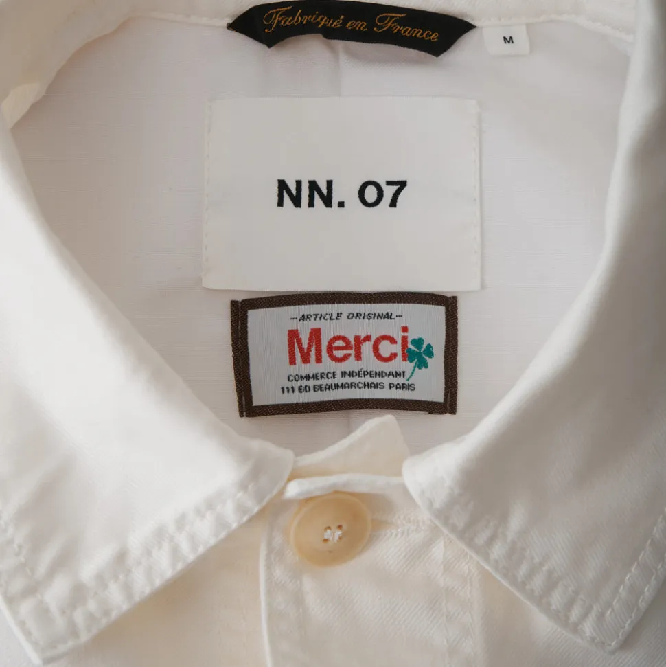 Femme NN07 Vestes|Vestes-Le Laboureur x NN. 07 x Merci - Veste Tréfle Coeur - Bleu
