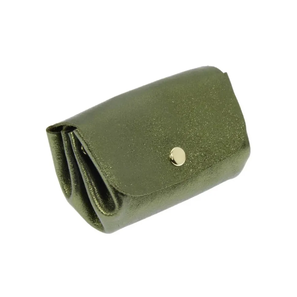 Femme Les Cleias Porte Monnaie|Porte Monnaie-Les Cléias - Porte-Monnaie Accordéon - Kaki