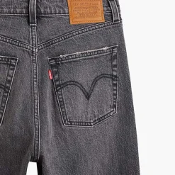 Femme LEVIS Jeans-Levi's - Jeans Droit Ribcage Ankle - Gris