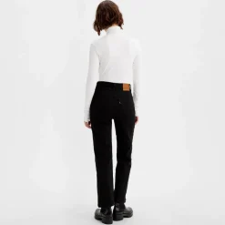 Femme Levi's Jeans-Levi's - Jeans Ribcage Straight Ankle - Noir