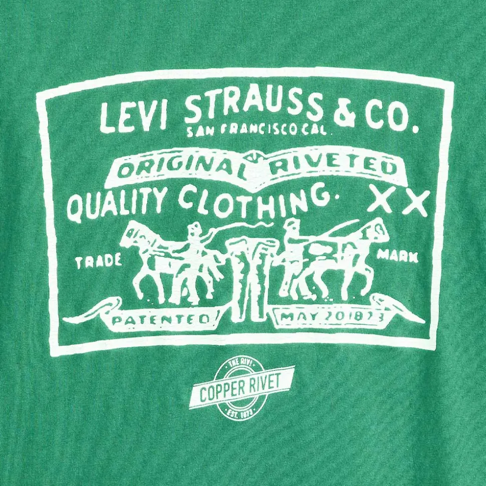 Femme Levi's T-shirts-Levi's - T-Shirt Vintage - Vert