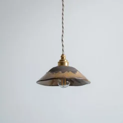 1546 ENAMOURA Lampes-Lisette en grès flammé - Fauve