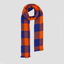 Femme LOVAT u0026 GREEN Foulards & Echarpes-Lovat & Green - Echarpe Hockney - Orange