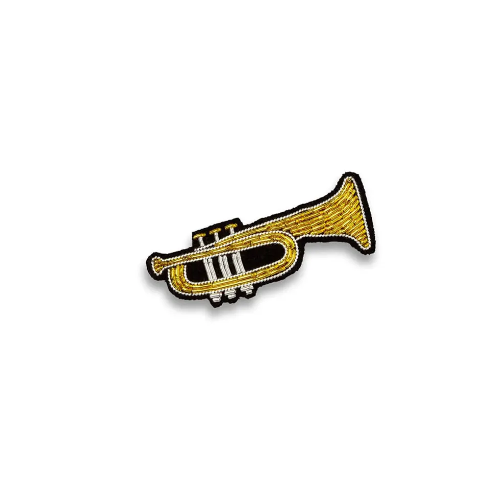 Femme MACON & LESQUOY Pin's|Pin's-Macon & Lesquoy - Broche - Trompette