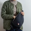 Femme 200 LINTEX Sac Banane-Merci - Banane Trèfle en lin - Bleu Encre