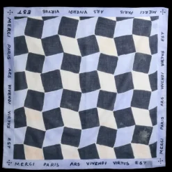 Femme D01 Foulards & Echarpes-Merci - Bandana Ars Vivendi Virtus Est - Noir