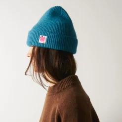 Femme MA01 Bonnets|Bonnets-Merci - Bonnet Lucky - Bleu & Rose