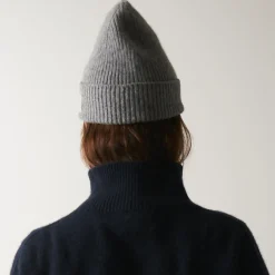 Femme MA01 Maison De Campagne|Bonnets-Merci - Bonnet Lucky - Gris & Rouge