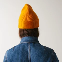 Femme MA01 Bonnets|Bonnets-Merci - Bonnet Lucky - Jaune & Bleu