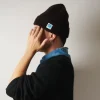 Femme MA01 Maison De Campagne|Bonnets-Merci - Bonnet Lucky - Marron & Bleu