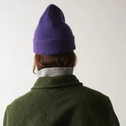 Femme MA01 Maison De Campagne|Bonnets-Merci - Bonnet Lucky - Violet & Vert