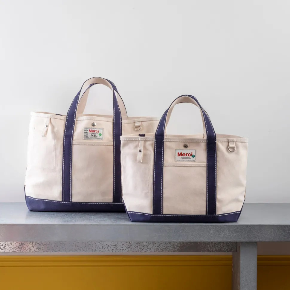 Femme G01 Cabas Merci-Merci - Cabas Candide en canvas -