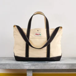 Femme G01 L'esprit Merci|Cabas Merci-Merci - Cabas Candide XL en canvas - Noir