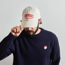 Femme M05 Casquettes & Bobs|Casquettes & Bobs-Merci - Casquette College Non Merci - Rouge